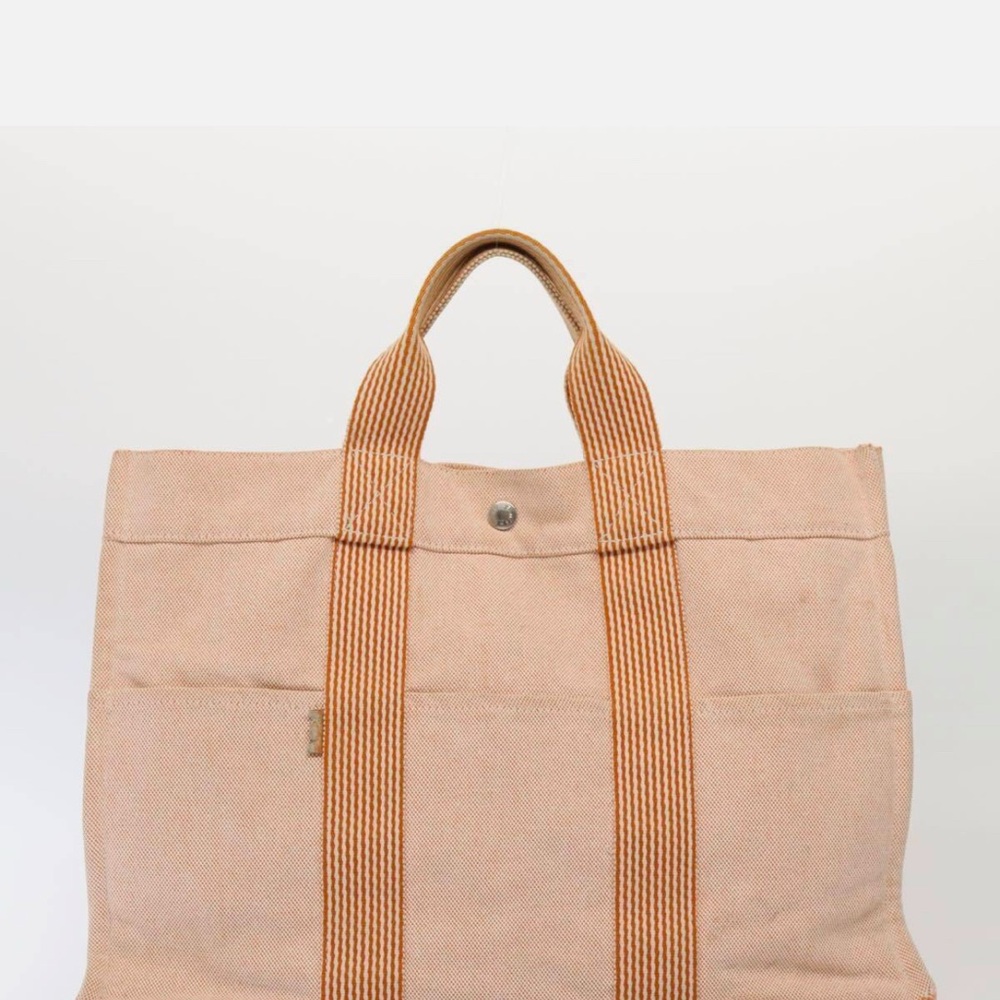 HERMES Fourre Tout PM Hand Bag Canvas